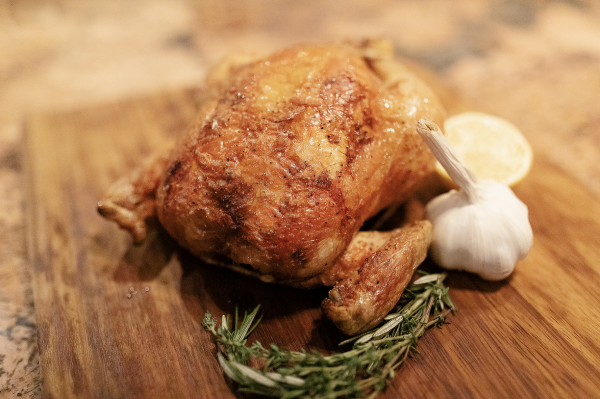 Cooked whole chicken. Learn about all the proper internal temperatures for beef, poultry, pork, lamb, and seafood.