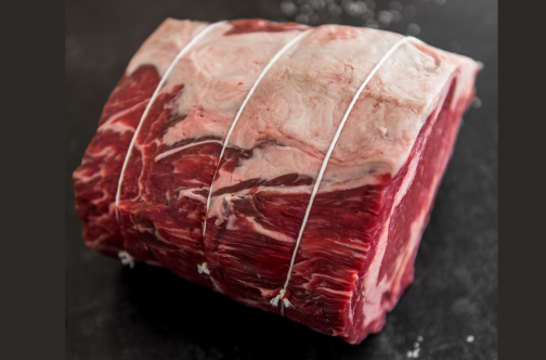 Standing Rib Roast. Available in prime and premium choice. Ask for bones removed and tied for optimal slicing and serving.