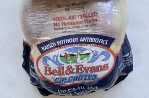 Bell & Evans Whole Chickens. Raised without antibiotics. 100% air chilled.