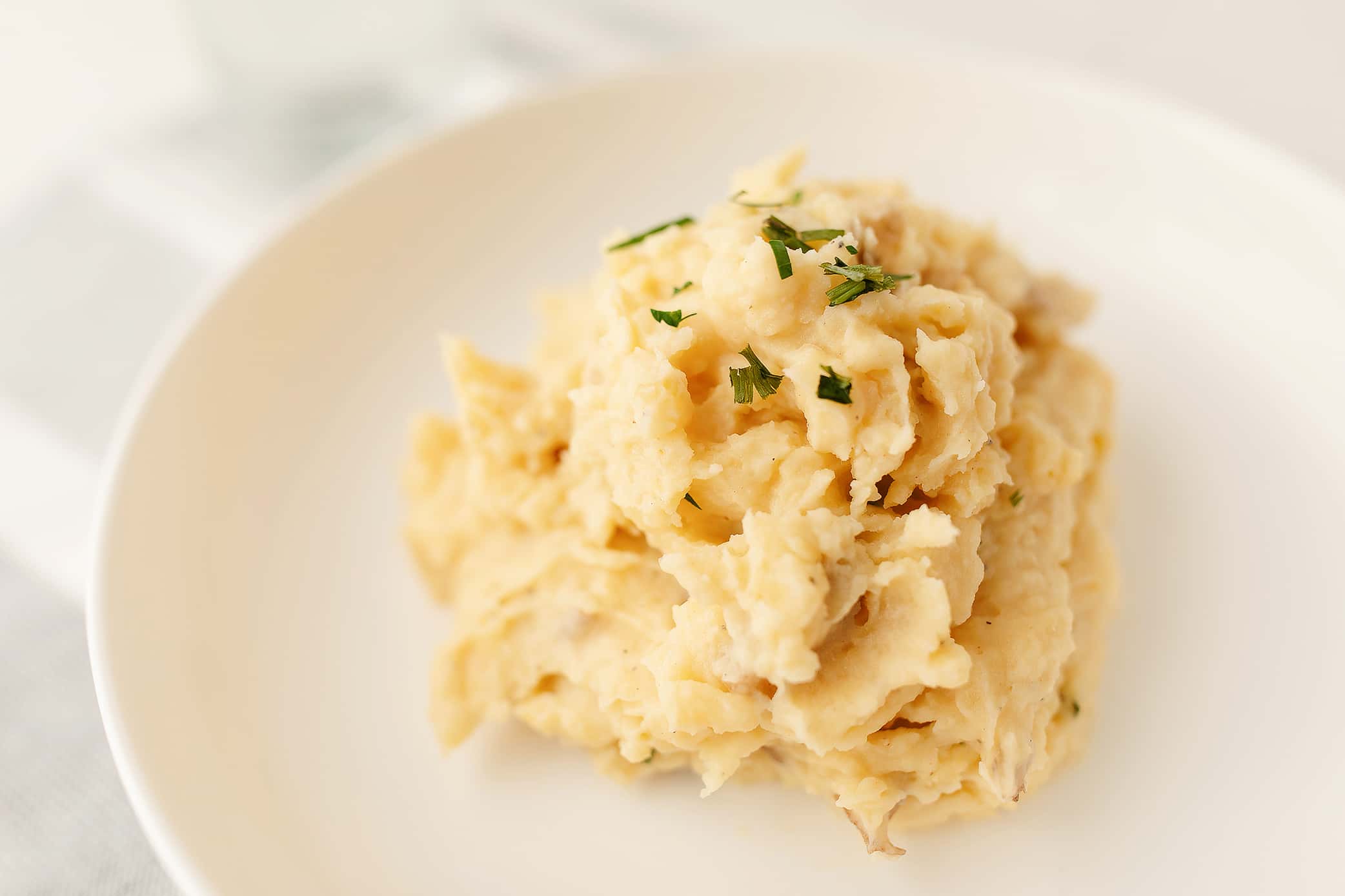 simple mashed potatoes made by Avon Prime Meats' chefs