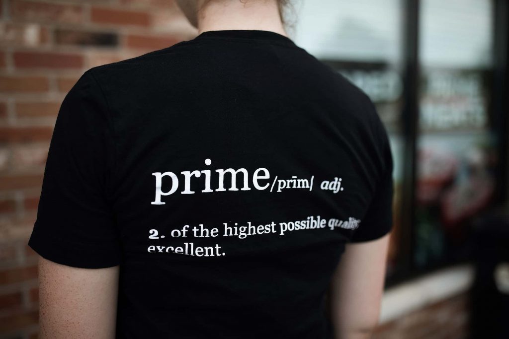 Our meats, staff and services all live up to the "prime" definition.