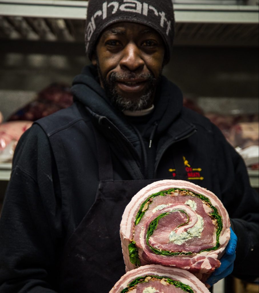 Carl - one of our wisest and most skilled butchers.