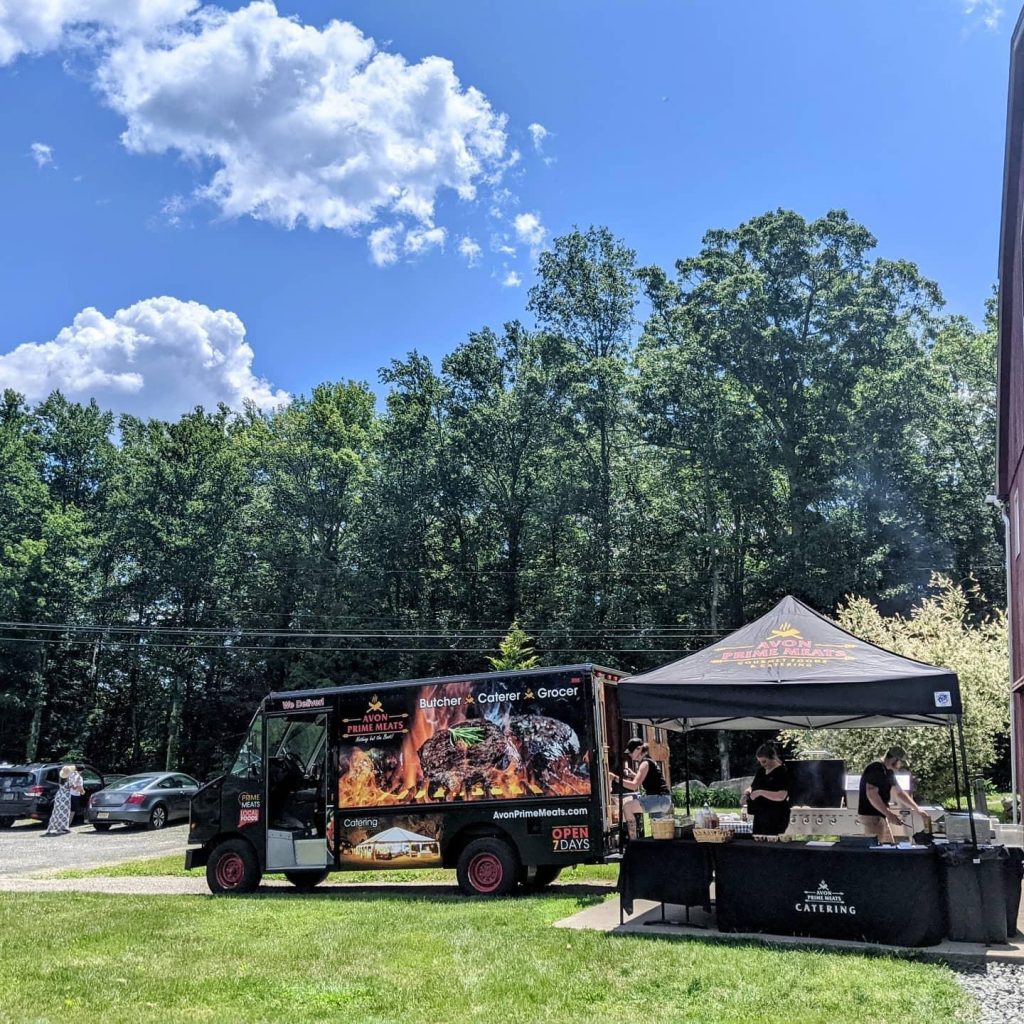 Catering truck for event catering