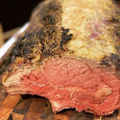 Cooked Prime Rib made fresh in store. Served from 4:30-7pm every Friday through fall and winter.